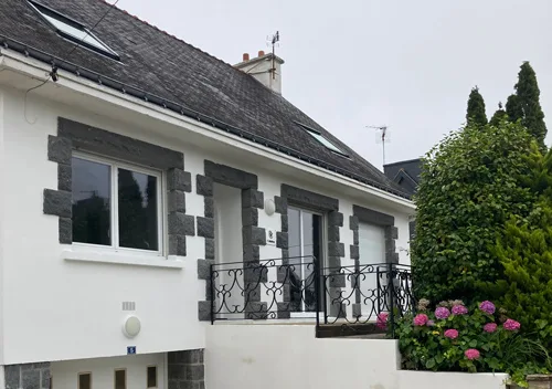 Maison transformée en habitat partagé